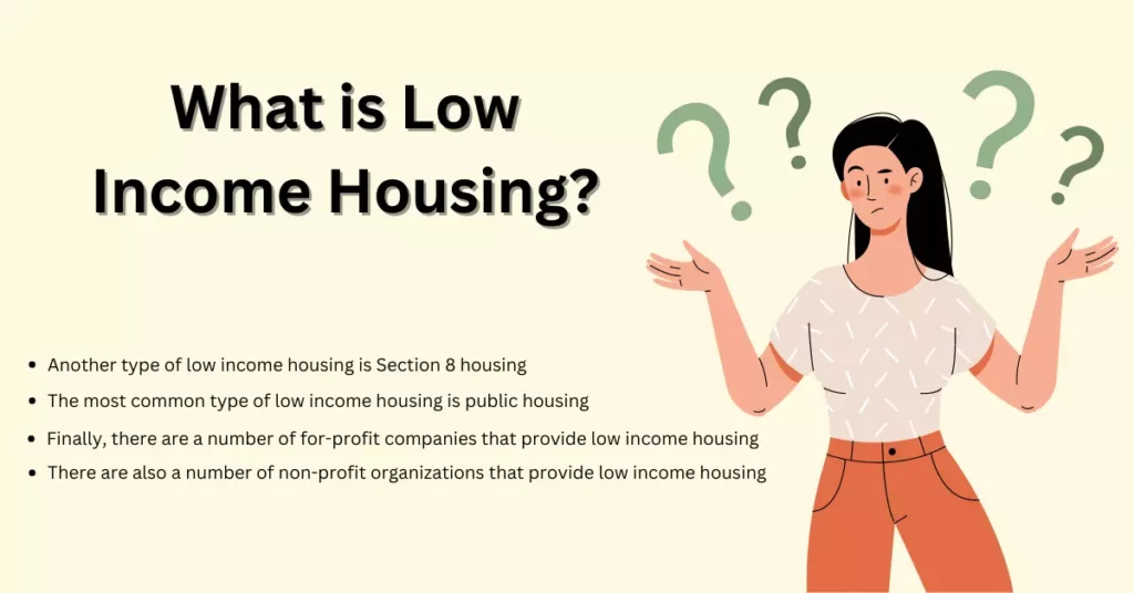 What is low income housing